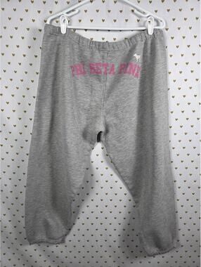 Victorias Secret PINK PHI BETA Vintage Joggers Sweats Y2K LARGE